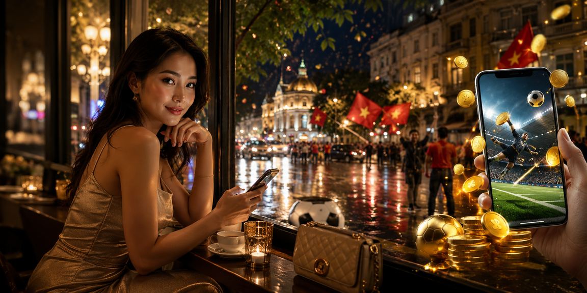 Khán giả Hà Nội theo dõi bóng đá và đặt cược trực tuyến qua fx880