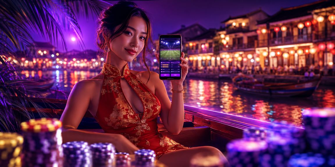 Người dùng Việt Nam xem tỷ lệ kèo bóng đá trực tuyến qua điện thoại buổi tối